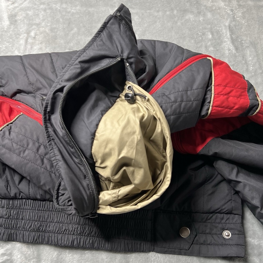 Spiewak Jacket Men Size Medium Zip Up Red Grey Lightweight Puffer Moto Cyberpunk - Picture 5 of 8